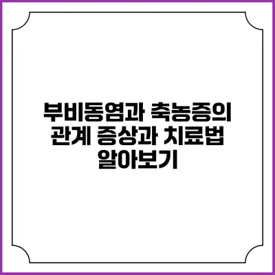 부비동염과 축농증의 관계: 증상과 치료법 알아보기